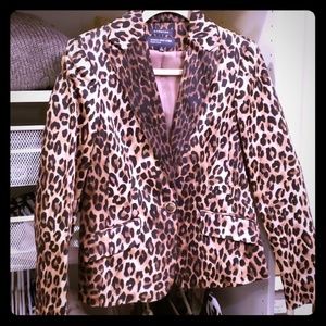 Jones New York Signature blazer cheata print.